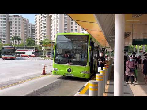 SMRT Buses Mercedes-Benz OC500LE (Batch 2) SMB112X on Feeder 301 at Choa Chu Kang Int