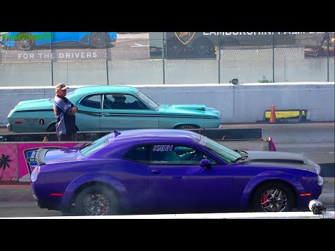 Dodge Challenger SRT Demon VS Old School MOPAR
