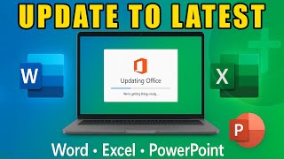 How To Update Microsoft office to Latest Version | Update Word, Excel,