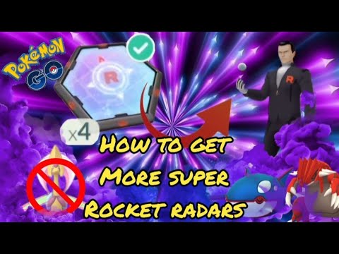 How to get MORE Super Rocket Radars for BETTER Shadow Legendaries! Pokémon Go