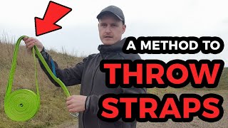 Powerful and ergonomic throw straps technique