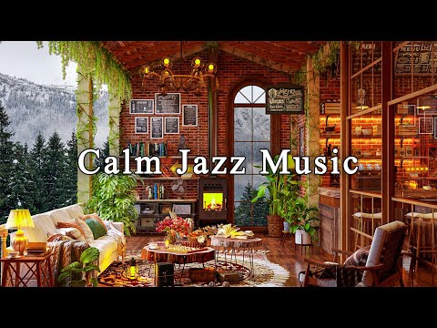 Calm Jazz Music at Cozy Coffee Shop Ambience for Study, Work, Focus☕Relaxing Jazz Instrumental Music