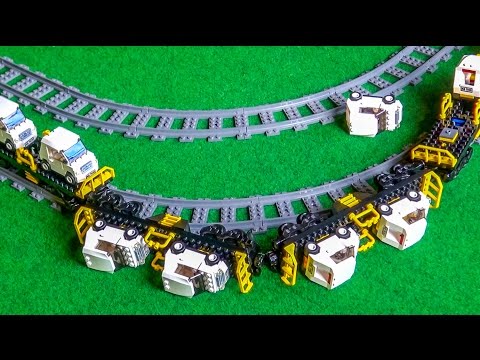 Lego Train speeding ends with a CRASH!