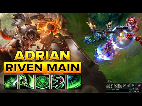 Adrian Riven Montage 2024 - High Elo Riven Plays Season 14