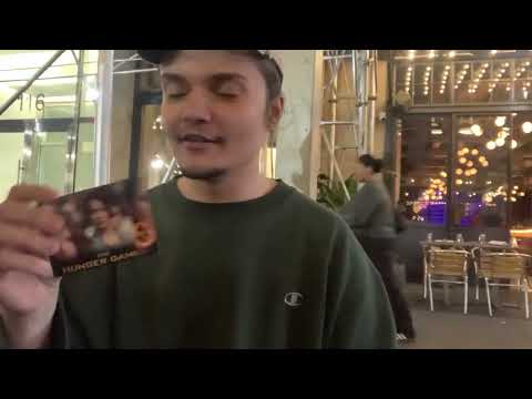 PETER JAMES FOWLER opens Hunger Games cards @COCNC the Stand NYC Comedians Opening Cards No Coffee