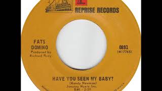 Fats Domino - Have You Seen My Baby? - October 20, 1969