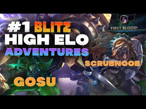 #1 Blitzcrank | BEATING A GHOSTER IN HIGH ELO! 😎 ft. Gosu, Scrubnoob, Forest