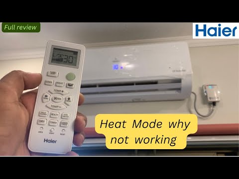 Haier dc inverter ac convert to heating mode || haier ac head mode Urdu & Hindi