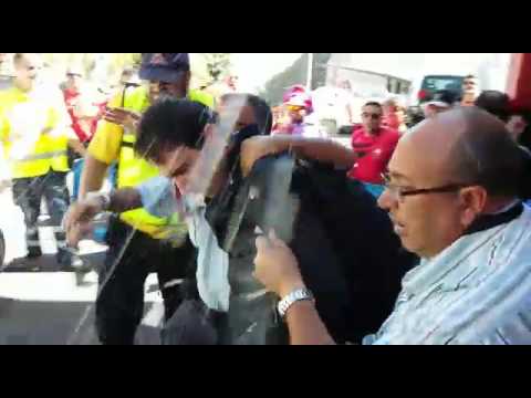 Agresión a los árbitros a la salida del partido Mensajero - Barakaldo de 2ª B