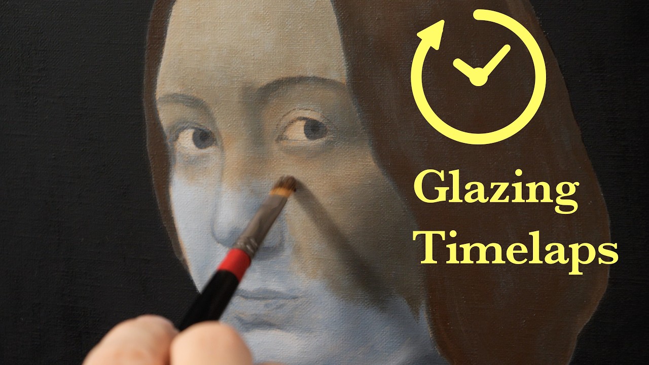 Leonardo da Vinci’s Sfumato in Oil: Full Glazing Timelapse (No Talking)