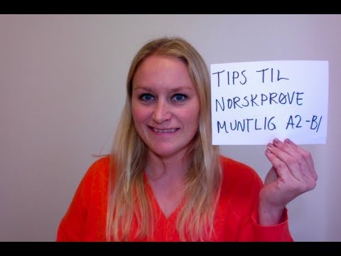 Video 575 A2-B1 muntlig norskprøve (tips fra Karense!)