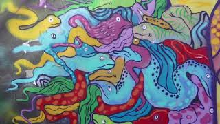 Valpo Cool - The Murals born of Grafitti on the walls of Valparaiso, Chile,