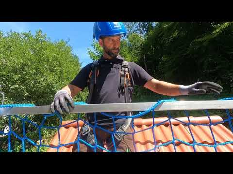 BAVARIA Konsolen-Dachschutzwand - Flexibler Seitenschutz für unterschiedliche Dachneigungen