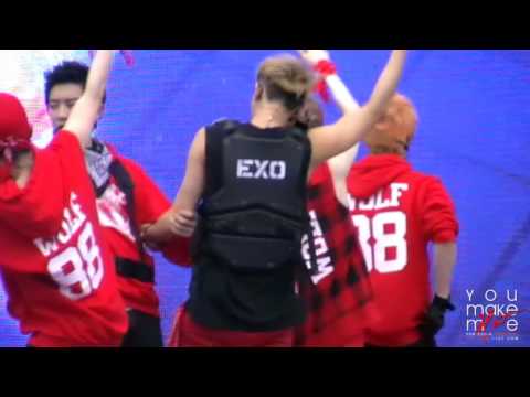 [HOTYEOL]130701Hongkong Dome Music Festival wolf+history CHANYEOL Focus