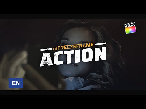 Creating a cool title in Final Cut Pro using mFreezeFrame Action from MotionVFX