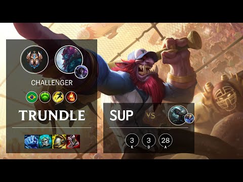 Trundle Support vs Senna - BR Challenger Patch 10.23