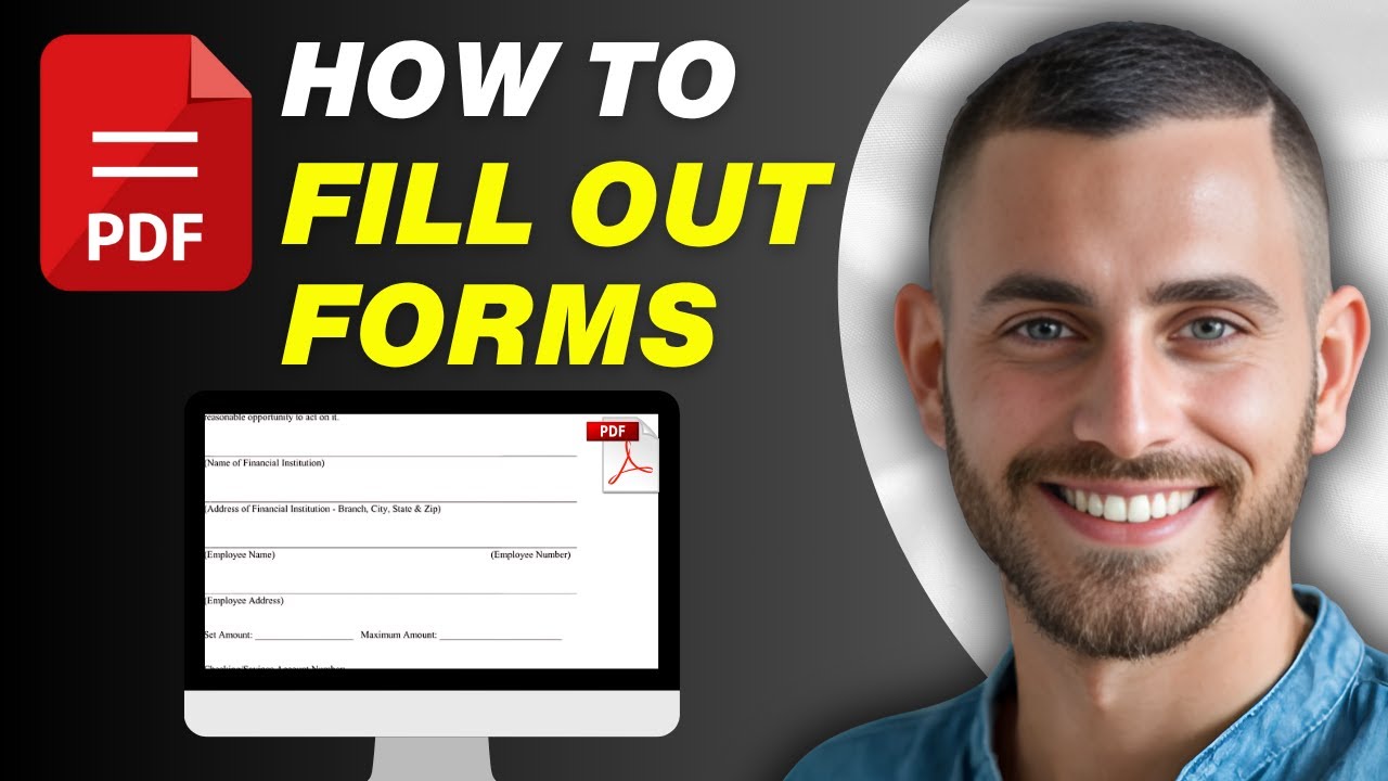 How To Fill Out A PDF Document On Computer Free | Easy Guide