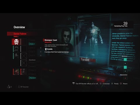 Resident evil: Project resistance - Daniel Nerf...... Problems as Mastermind (Mastermind Daniel)