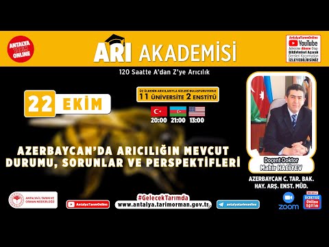 , title : 'ARI AKADEMİSİ-6 AZERBAYCAN'DA ARICILIĞIN MEVCUT DURUMU, SORUNLAR VE PERSPEKTİFLERİ'