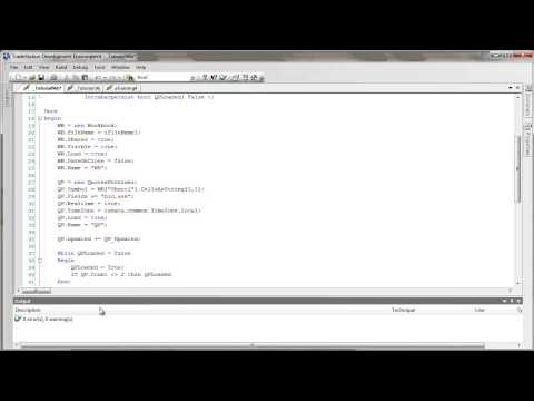 Tutorial 96 Connecting to an Microsoft Excel workbook