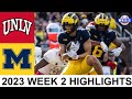 #2 Michigan vs UNLV Highlights | College Football Week 2 | 2023 College Football Highlights