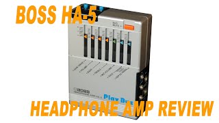 Video thumbnail for Boss HA-5 Headphone Amp Review \\ Stefan's Bass Blog by Stefan's Bass Blog
