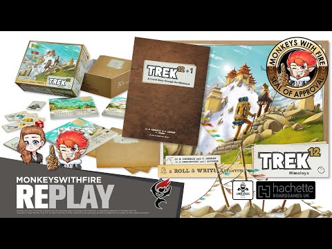 TREK 12 / TREK 12+1 - LUMBERJACKS STUDIO | BOARD GAME LIVE PLAY |