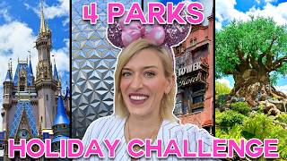 Can I Complete The MOST Iconic Disney Challenge When It's BUSY?! 4 Park Hopper: Rides, Tips, Crowds