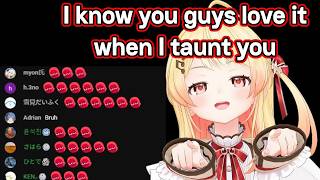 Kanade thinks everyone is being Tsundere and actually likes getting taunted by her