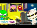 Midnight Adventure With Monster Wheels On The Bus Spooky Bus Ride Scary Stories By Teehee Town