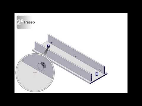 Video thumbnail of Aparador 1 Prateleira Creta Artely