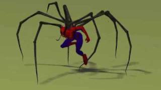 preview picture of video 'WIP: Man-spider walk'