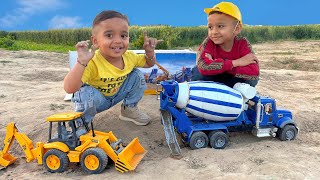 Download lagu Kids Unboxing Bruder Cement Mixer Truck | Kids are Playing with JCB 4cx In playground #cntoys mp3 Download lagu Kids Unboxing Bruder Cement Mixer Truck | Kids are Playing with JCB 4cx In playground #cntoys mp3