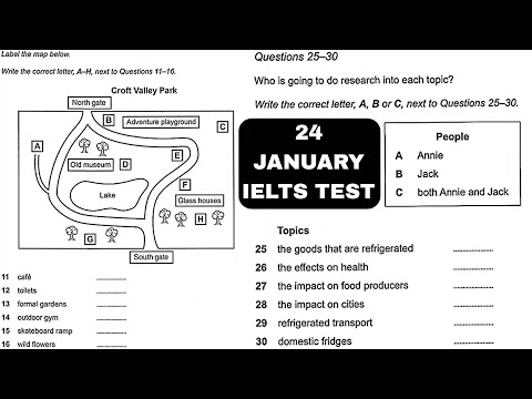 REAL - IELTS LISTENING TEST (24 JANUARY) | IELTS VERY HARD LISTENING TEST 2023