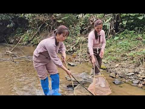 Don and Yen Chi went fishing together in the stream near their house
