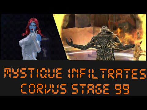 Mystique infiltrates Corvus stage 99 | Marvel Future Fight