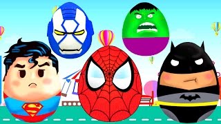"Surprise Eggs 2017 for Kids" Children Games & Surprise Toys with Spiderman Batman Superman