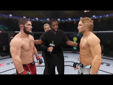 Khabib Nurmagomedov vs Paddy Pimblett (EA Sports UFC 4)