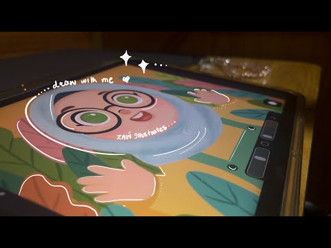 Draw With Me | Procreate Storybook Character Illustration (Relaxing Art Vlog)