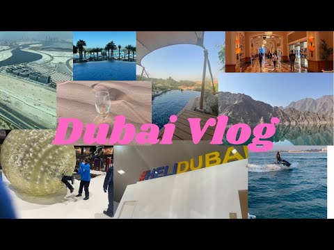 DUBAI VLOG.5 Luxury Hotels, TALLEST INFINITY POOL IN THE WORLD😳, Jet Skiing, Helicopter view!