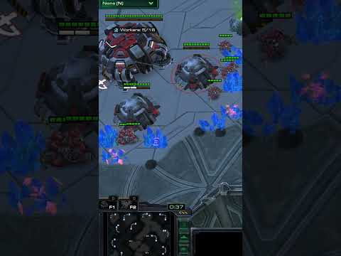 Bunker mining SC2 bot
