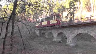 preview picture of video 'Standseilbahn zur Augustusburg/ cable car at the crown of Erzgebirge'