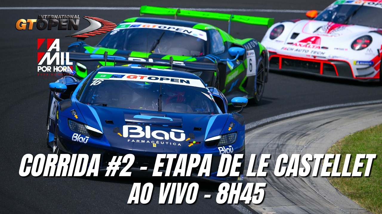 🟣INTERNATIONAL GT OPEN 2026 | ETAPA DE LE CASTELLET - 2ª CORRIDA | AO VIVO E COM IMAGENS