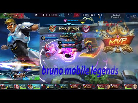 Bruno Double MVP Plays - Top 1 Global Bruno Wendell- - Mobile Legends