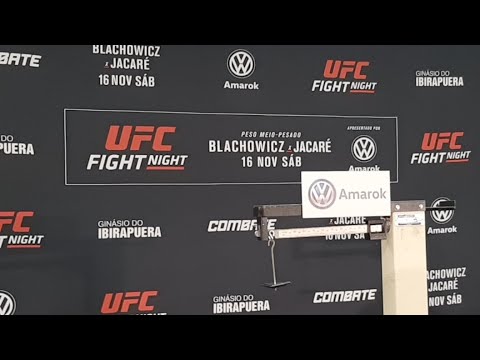 UFC Sao Paulo Official Weigh-ins LIVE