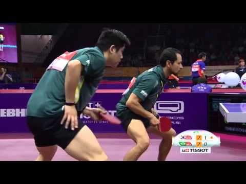 2015WTTC Men's Doubles Quarter Finals LEE Sangsu/SEO Hyundeok vs MATSUMOTO Cazuo/MONTEIRO Thiago