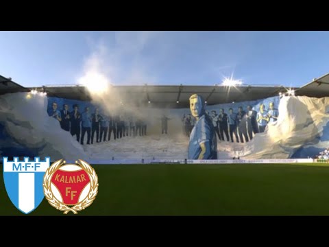 Inmarschen:Malmö FF-Kalmar FF (Bosse Larsson-hyllning)