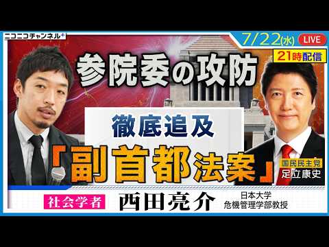 徹底追及「副首都法案」　参院委の攻防