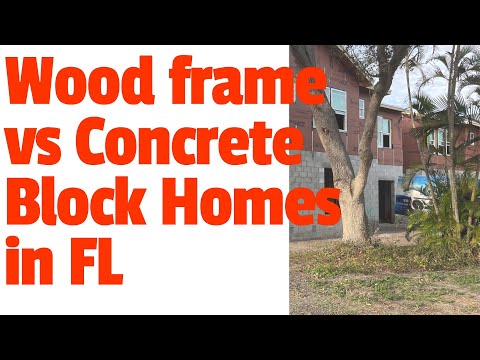 Wood frame vs Concrete block in Florida.  Are wood frame houses bad in FL?  Keller  Williams St Pete