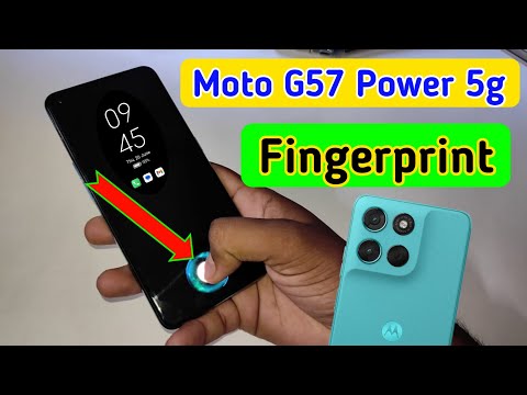 Moto g57 power 5g display fingerprint setting/Moto g57 power 5g fingerprint screen lock/fingerprint